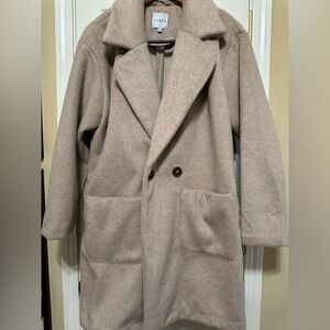 Beige Overcoat